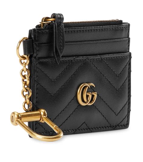 gucci key chain card holder